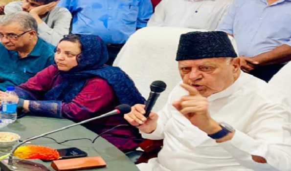 Farooq questions ECI’s voter enrolment drive in Bihar, cites plight of migrant workers