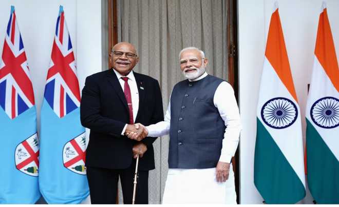 PM Modi, Fijian PM Sitiveni Rabuka hold delegation level talks