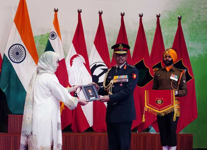 She loved a boy, lost a soldier: Rifleman Hilal Ahmad Bhat honoured with Sena medal