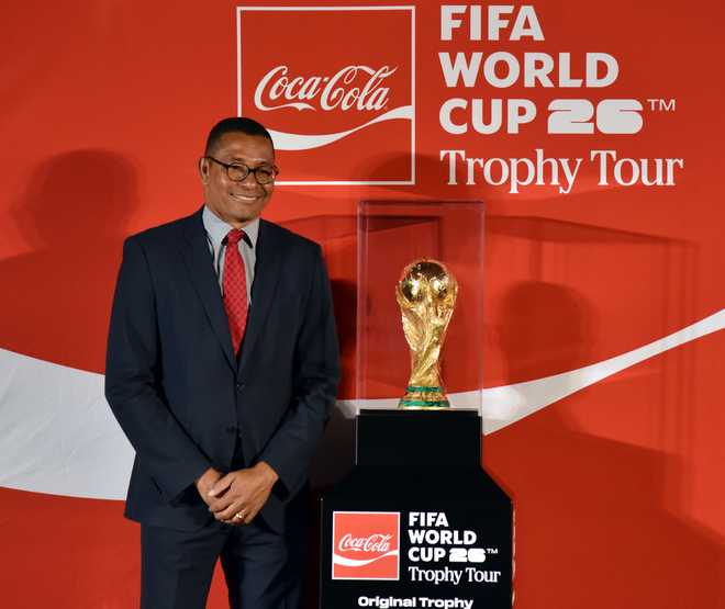 FIFA World Cup trophy arrives in India on trophy tour, unveiled in Delhi