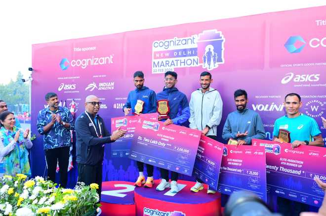 Cognizant Delhi Marathon: 30k participate in festival of running, Kartik, Nirmaben take top honors