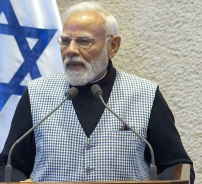PM Modi addresses Knesset, reaffirms India’s solidarity with Israel and vision for peace ‎