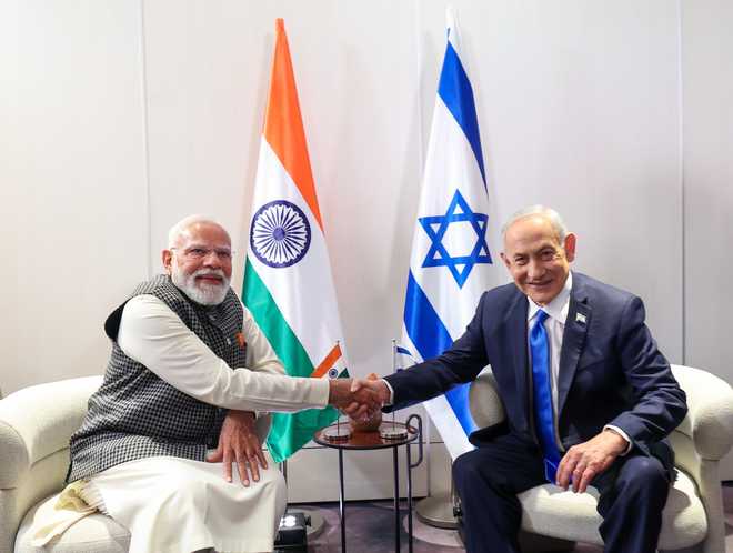 ‎PM Modi holds wide-ranging talks with Benjamin Netanyahu during state visit to Israel‎