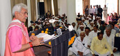JAMMU, JUN 14 (UNI):- Jammu and Kashmir Lieutenant Governor Manoj Sinha addressing during Kabir Jayant at Chak Avtara Bishnah, in Jammu on Sunday. UNI PHOTO-48U JAMMU, JUN 14 (UNI):- Jammu and Kashmir Lieutenant Governor Manoj Sinha addressing during Kabir Jayant at Chak Avtara Bishnah, in Jammu on Sunday. UNI PHOTO-48U