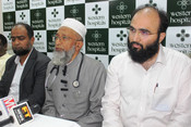 HYDERABAD, JUN 15 (UNI)- Dr.Mateenuddin Saleem, Eminent Pulmonologist explaining about the Emergency, Critical Care Unit, Advanced PFT and Sleep Lab at Western Hospital inaugurated by Hyderabad Member of Parliament Asaduddin Owaisi, in Hyderabad on Sunday. Neurosurgeon Dr.Mustafa Faisal and others also seen. UNI PHOTO-65U HYDERABAD, JUN 15 (UNI)- Dr.Mateenuddin Saleem, Eminent Pulmonologist explaining about the Emergency, Critical Care Unit, Advanced PFT and Sleep Lab at Western Hospital inaugurated by Hyderabad Member of Parliament Asaduddin Owaisi, in Hyderabad on Sunday. Neurosurgeon Dr.Mustafa Faisal and others also seen. UNI PHOTO-65U