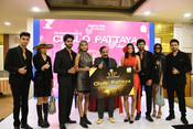 HYDERABAD, JAN 20 (UNI):-Courty Club Chairman and Managing Director Y Rajeev Reddy, unveiling the Darlings Day Out 2026 poster and also launched the Chalo Pattaya VIP International Membership Card at Country Club, in Hyderabad on Tuesday. UNI PHOTO 136U